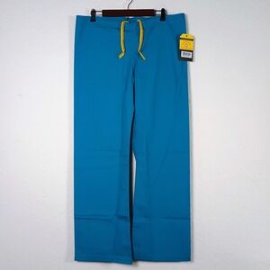 WonderWink Origins "The Papa" Unisex Drawstring Scrub Pant Real Teal Small 5006A
